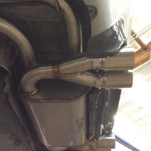 BMW E46 M3 SCZA Rear Muffler Section 3