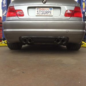BMW E46 M3 SCZA Rear Muffler Section 3