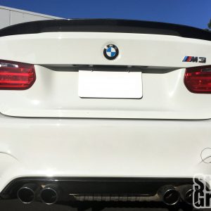 BMW F30 | F80 M3 12-18 "High Kick" Carbon fiber Rear Trunk Lid Spoiler