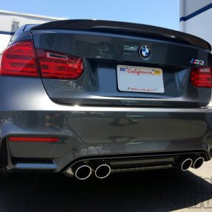 BMW F30 | F80 M3 12-18 "High Kick" Carbon fiber Rear Trunk Lid Spoiler