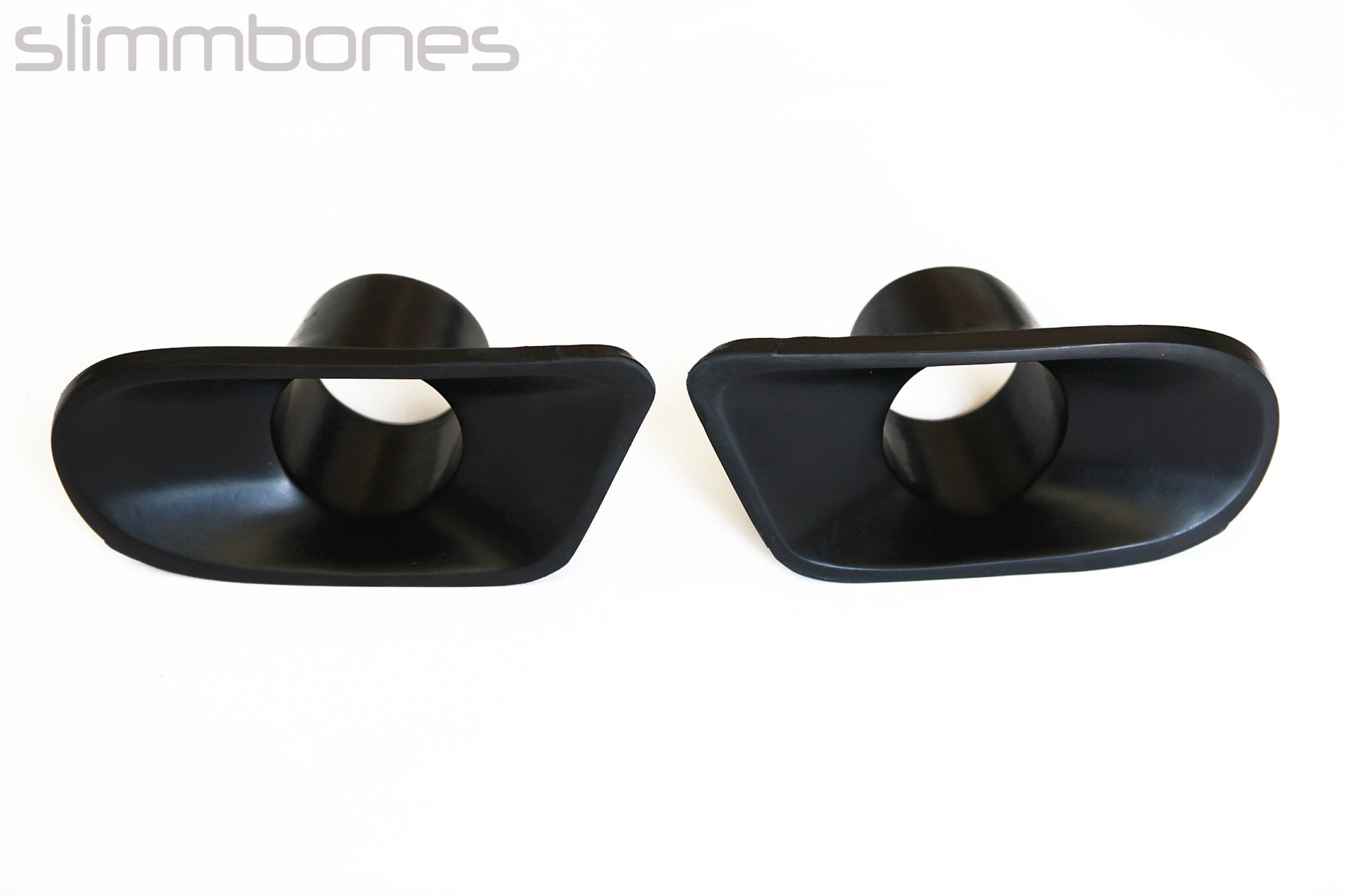 BMW E39 M5 97-03 Front Bumper FogLight Cover / Delete  by Slimmbones